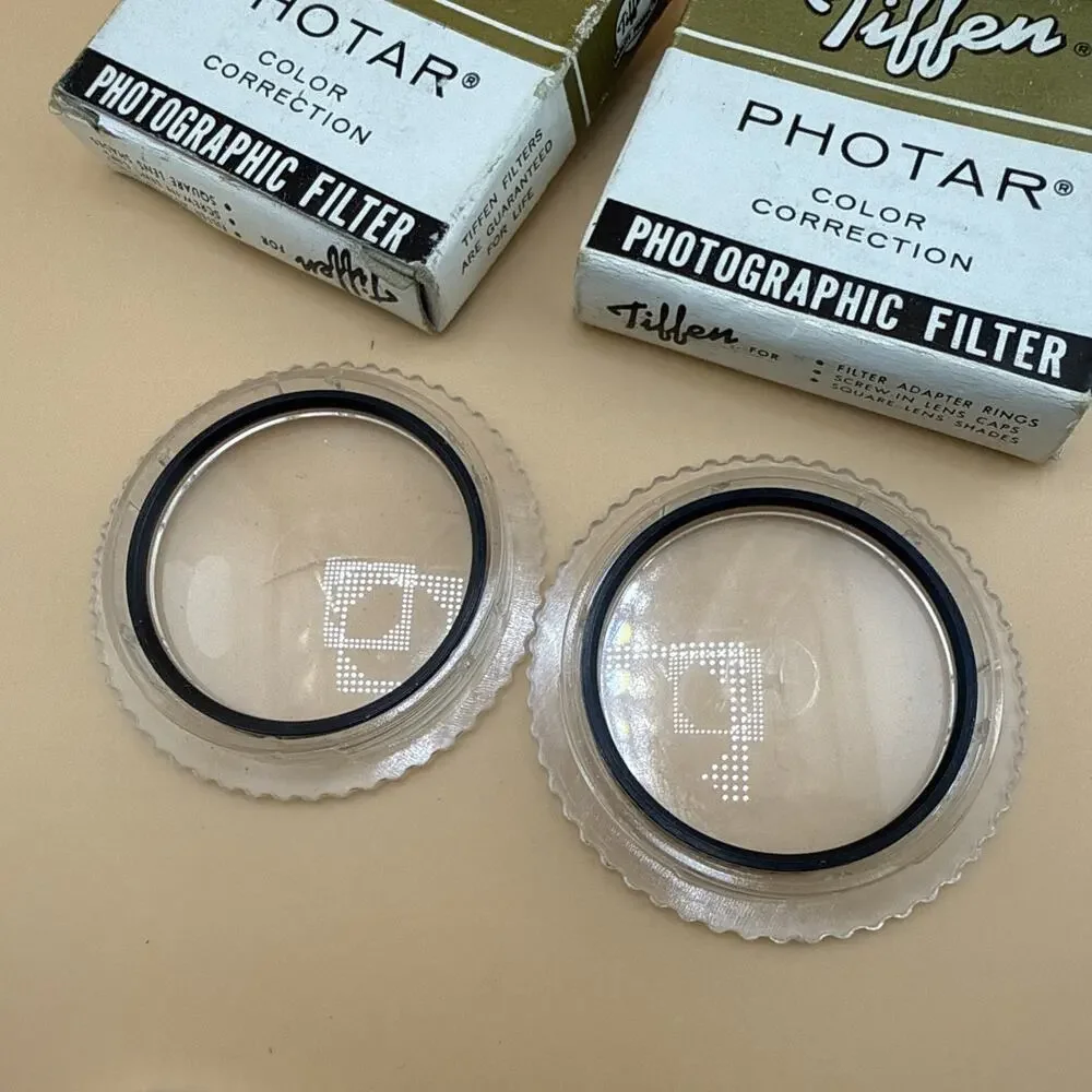 2 Tiffen Photar Color Correction Photographic Filters Close Up #2 / #3 Series 6